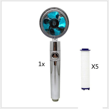 High-Pressure Handheld Propeller Shower Head