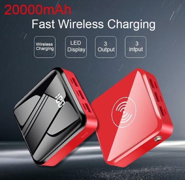 Mini Portable Charger, Small 10000mAh 20W PD Magnetic Power Bank