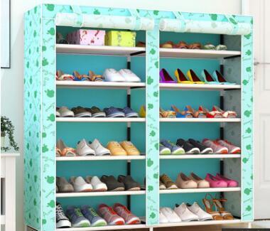 Thick Non-woven Double Row Multi-layer Shoe Cabinet Shelves