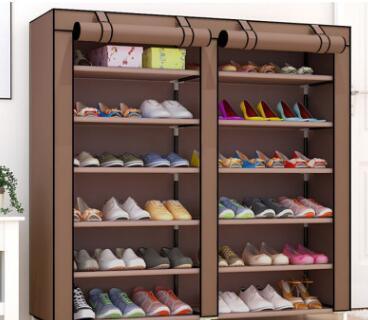 Thick Non-woven Double Row Multi-layer Shoe Cabinet Shelves