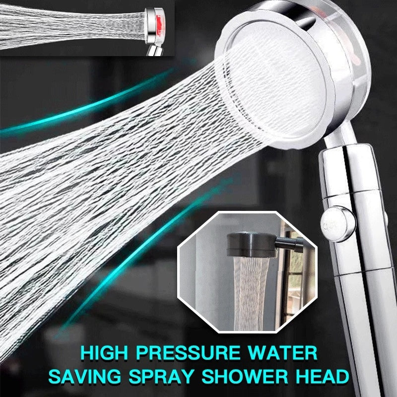 High-Pressure Handheld Propeller Shower Head