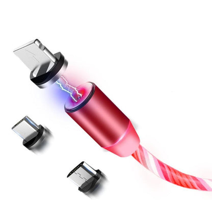 Flowing Light Magnetic Streamer Line Cable