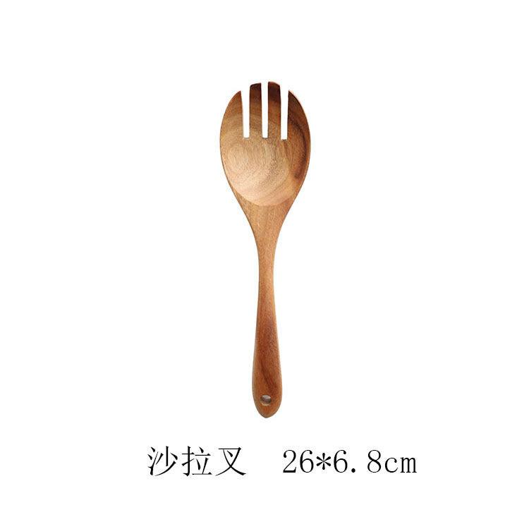 Teak Wood Cooking Spoon Set