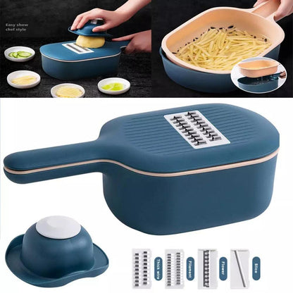 Vegetable Cutter & Kitchen Slicer with Peeler & Grater