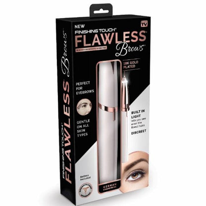 Painless Electric Hair Removal Device for Face Eyebrows Peach Fuzz Lips with Light