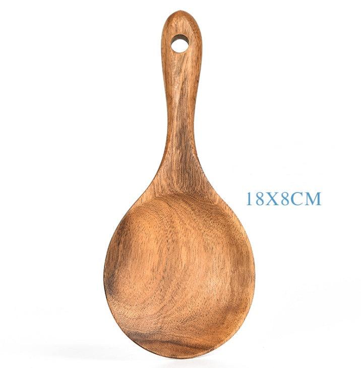 Teak Wood Cooking Spoon Set