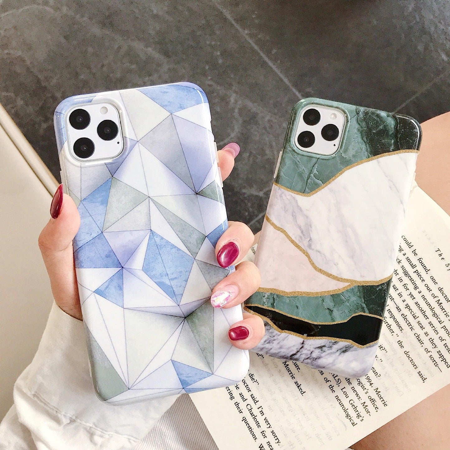 Geometric Marble Cases