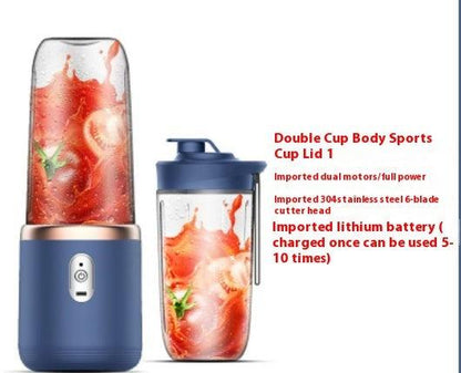 Portable USB Mini Blender & Juicer: Smoothies, Ice, & Food Mixer