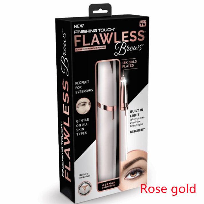 Painless Electric Hair Removal Device for Face Eyebrows Peach Fuzz Lips with Light