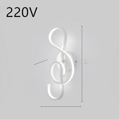 LED wall lamp nordic minimalist bedroom bedside lamp