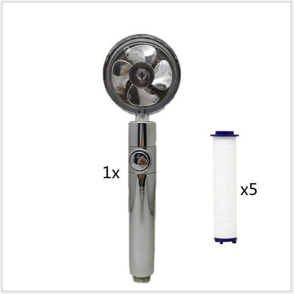 High-Pressure Handheld Propeller Shower Head