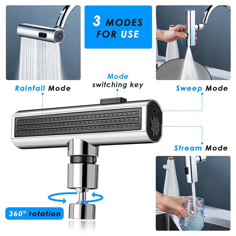 Kitchen Faucet Waterfall Outlet Splash Water Proof Nozzle Extension Kitchen Gadgets