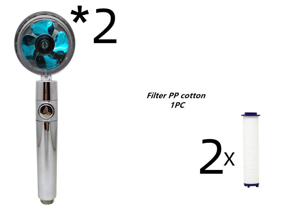 High-Pressure Handheld Propeller Shower Head