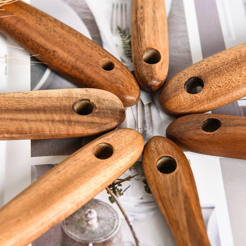 Teak Wood Cooking Spoon Set