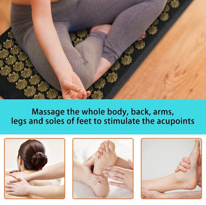 Acupressure Mat Set for Full Body for Tension Headaches Back Pain Stress