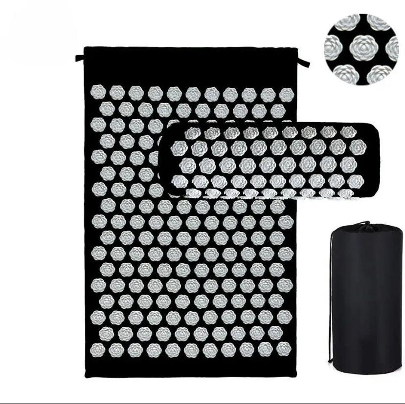 Acupressure Mat Set for Full Body for Tension Headaches Back Pain Stress