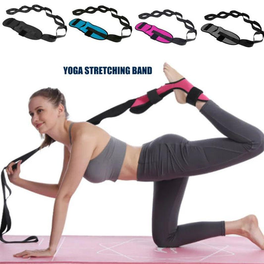 Multi Functional Non Slip, Lightweight Loop Stretchable Belt for Yoga and stretching