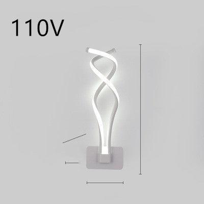 LED wall lamp nordic minimalist bedroom bedside lamp