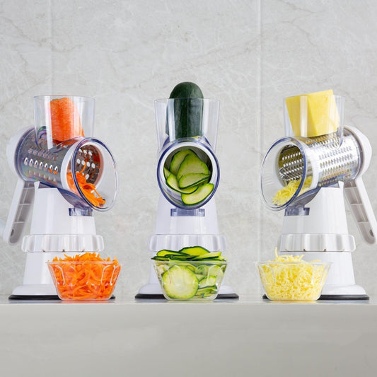 Vegetable Slicer & Grater Round Chopper Kitchen Gadget