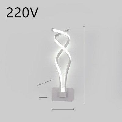 LED wall lamp nordic minimalist bedroom bedside lamp