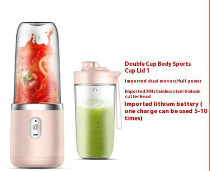 Portable USB Mini Blender & Juicer: Smoothies, Ice, & Food Mixer