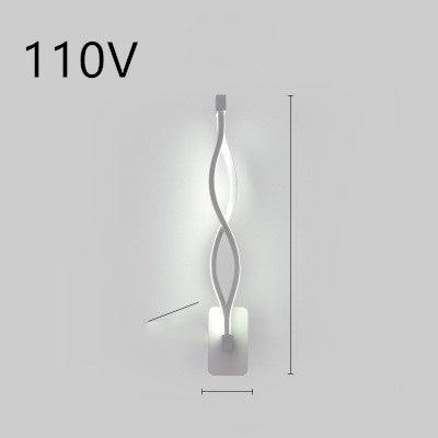 LED wall lamp nordic minimalist bedroom bedside lamp