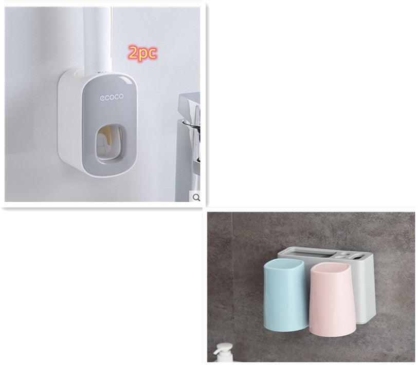 Wall Mounted Automatic Toothpaste Holder