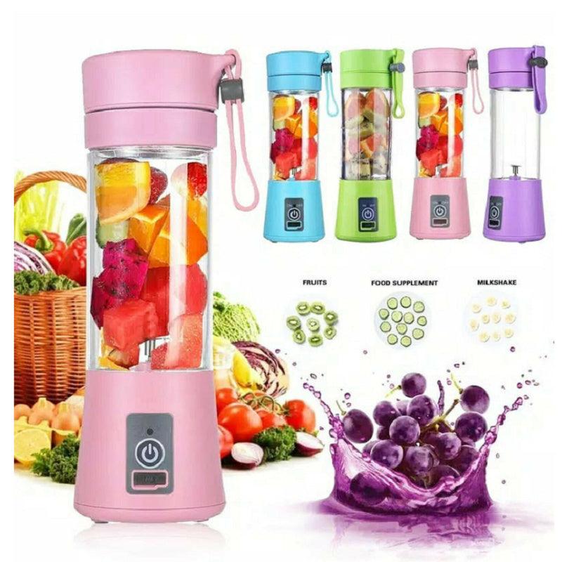 Portable Blender With USB Rechargeable Mini Kitchen Fruit Juice Mixer