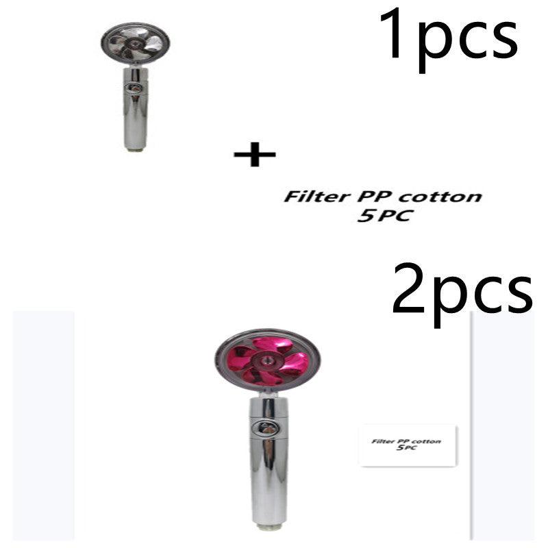 High-Pressure Handheld Propeller Shower Head