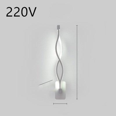 LED wall lamp nordic minimalist bedroom bedside lamp